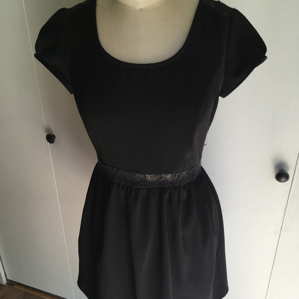Mini black dress by Pins and Needles size 4